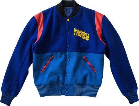 pastelle jacket replica|blue pastelle varsity jacket.